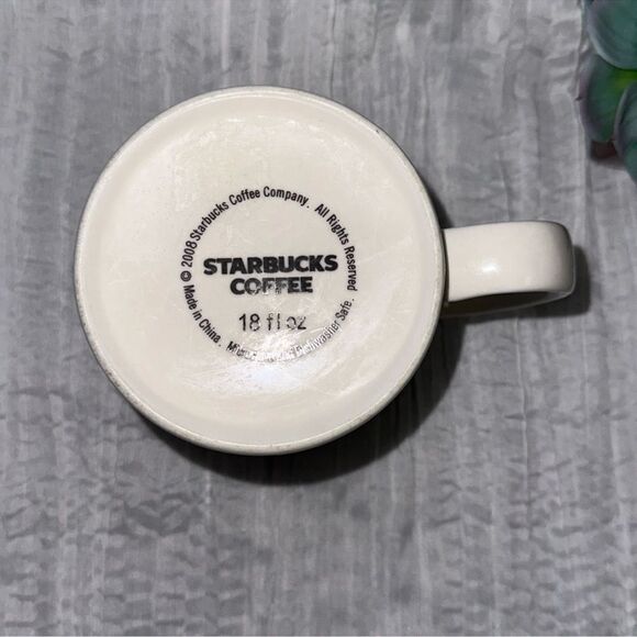 Starbucks Coffee Atlanta GA White Blue Beautiful Architecture Series 18 oz Mug - Picture 5 of 7